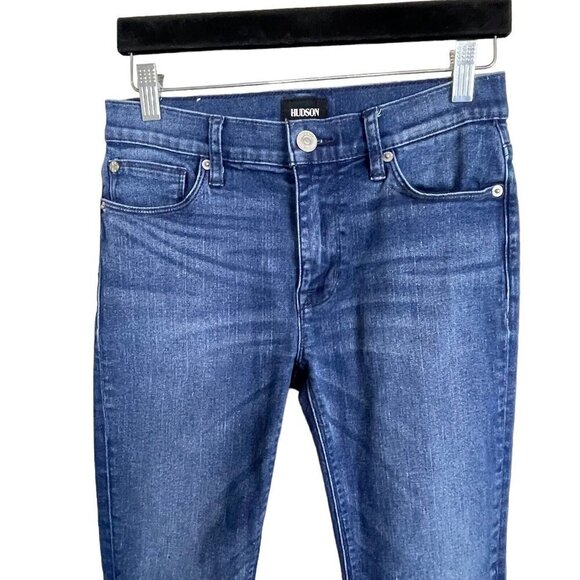 Hudson‎ Natalie Midrise Ankle Raw Size 27 Blue Jeans - Picture 2 of 8